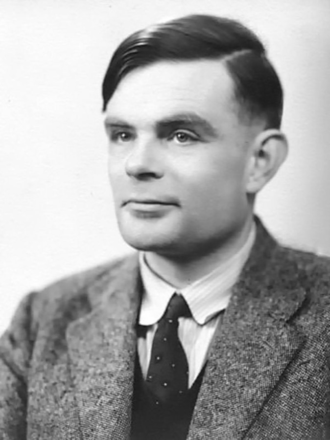 Porträtt av Alan Turing, fotograferat 1951